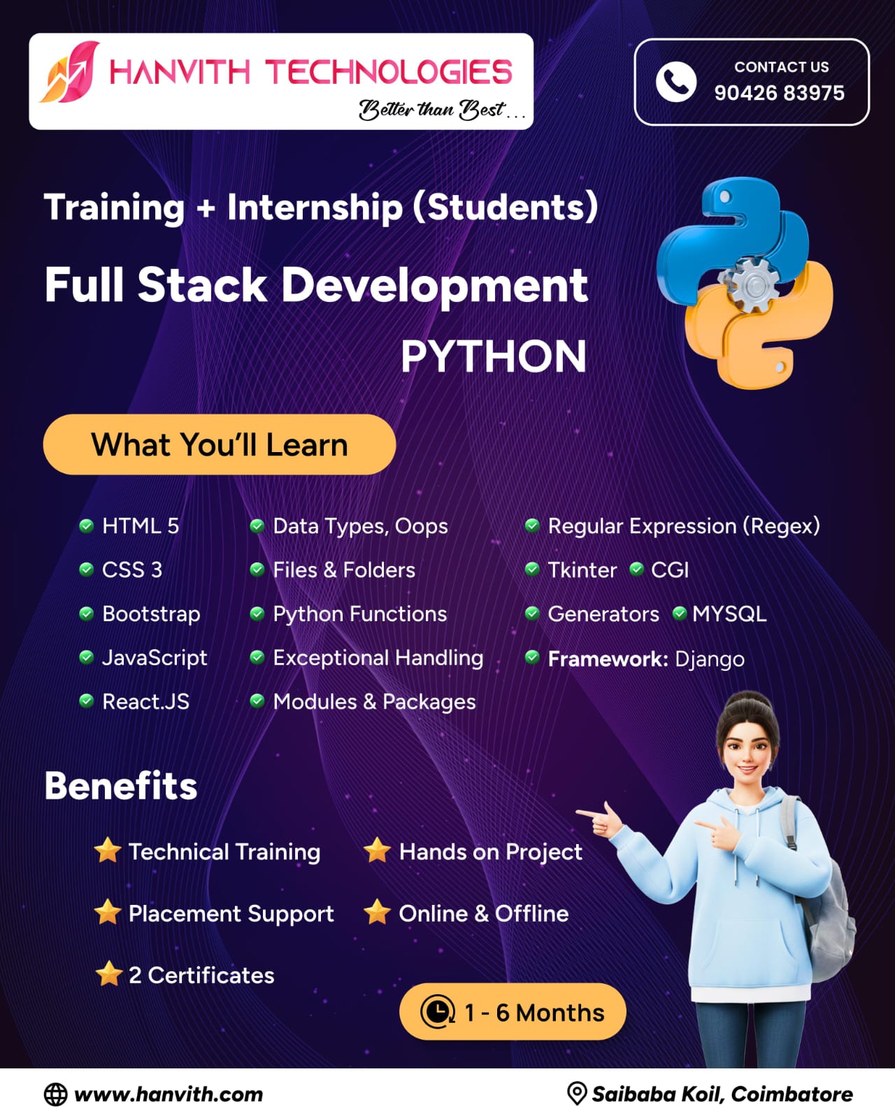 Best Internship Companies|Summer Internship-Engineering|Python Internship|AI&ML|Coimbatore-Placement
